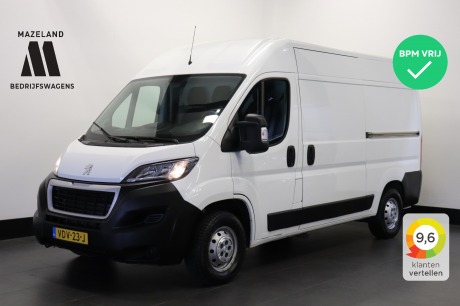 Peugeot Boxer 2.2 BlueHDi 120PK L2H2 2x Schuifdeur - Airco - Navi - Cruise - € 14.950,- Excl.