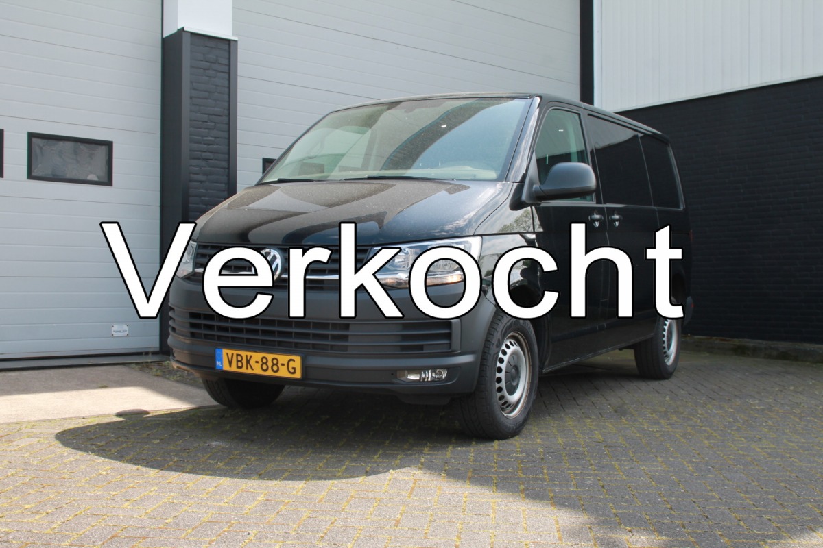Volkswagen Transporter 2.0 TDI 150PK 2x schuifdeur Automaat EURO 6 - Airco - Navi - Cruise - € 15.900 ,- Excl.