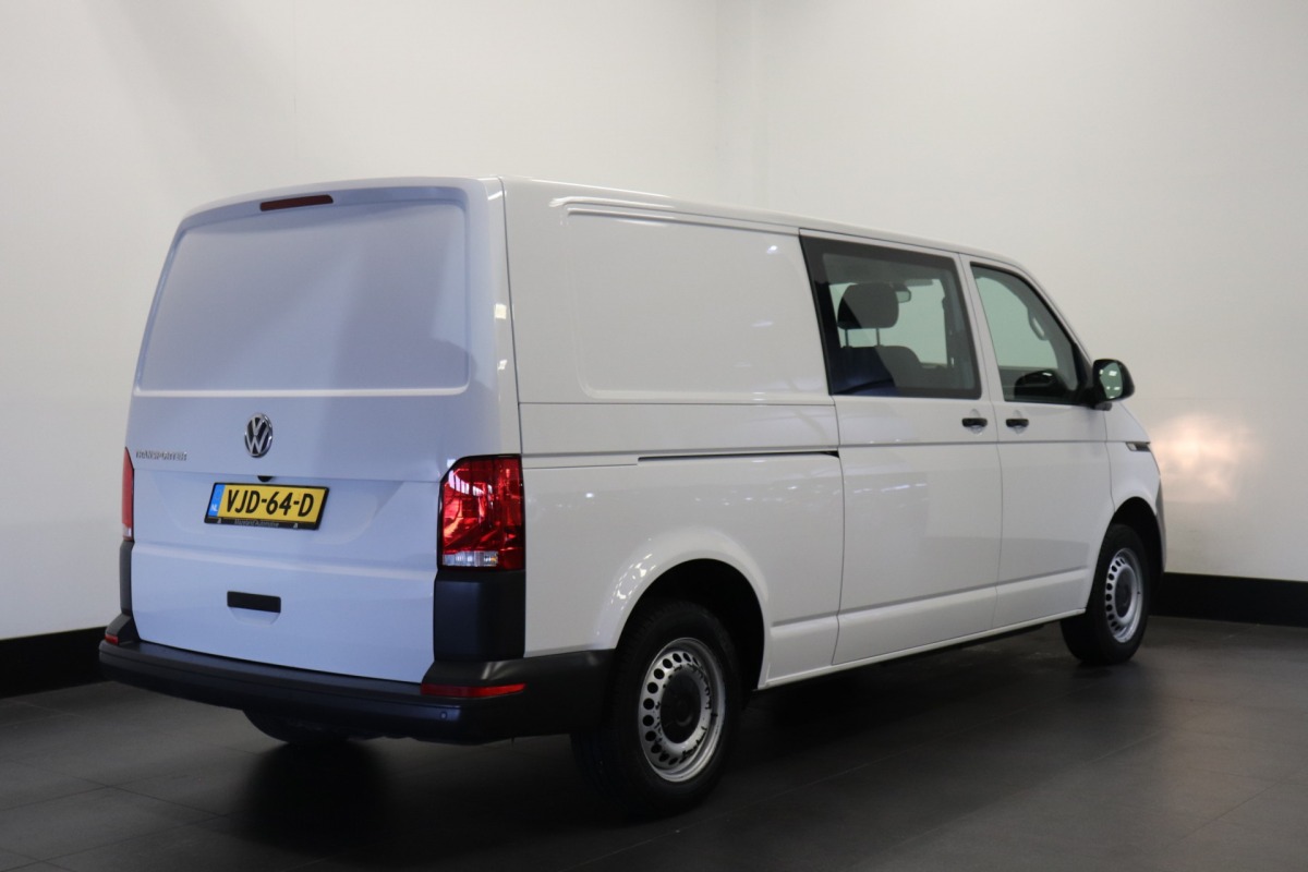 Volkswagen Transporter 2.0 TDI L2 Dubbele Cabine EURO 6 - Airco - Navi - Cruise - € 18.900,- Excl.