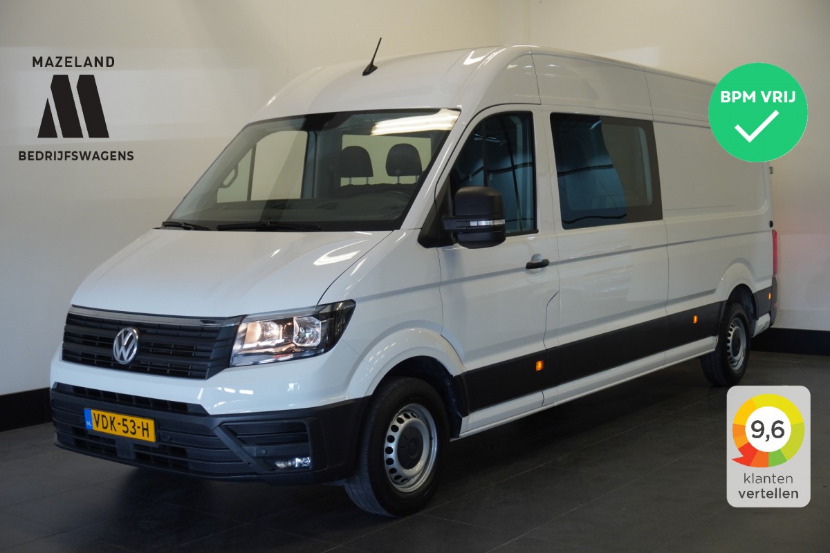 Volkswagen Crafter 2.0 TDI L4H3 Dubbele Cabine EURO 6 - Airco - Navi - Cruise - € 22.950,- Excl.