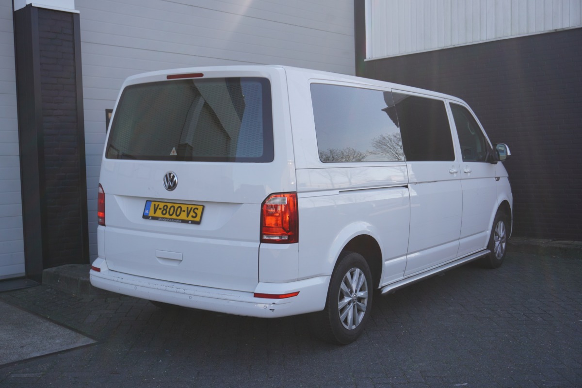 Volkswagen Transporter 2.0 TDI Dubbele Cabine 2x Schuifdeur L2 EURO 6 - Airco - Cruise - PDC - € 18.950,- Excl.