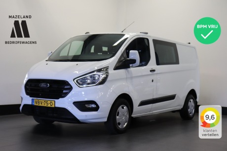 Ford Transit Custom Dubbel Cabine 2.0 TDCI 130PK L2 EURO 6 - Airco - Navi  Cruise - € 14.900,- Excl.