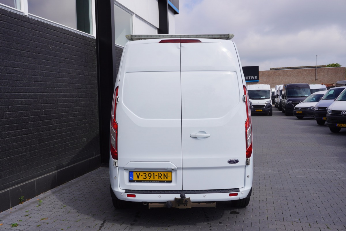 Ford Transit Custom 2.0 TDCI L2H2 130PK Automaat 2x schuifdeur EURO 6 - Airco - Navi - Cruise - Stoelverwarming - €12.900,- Excl.