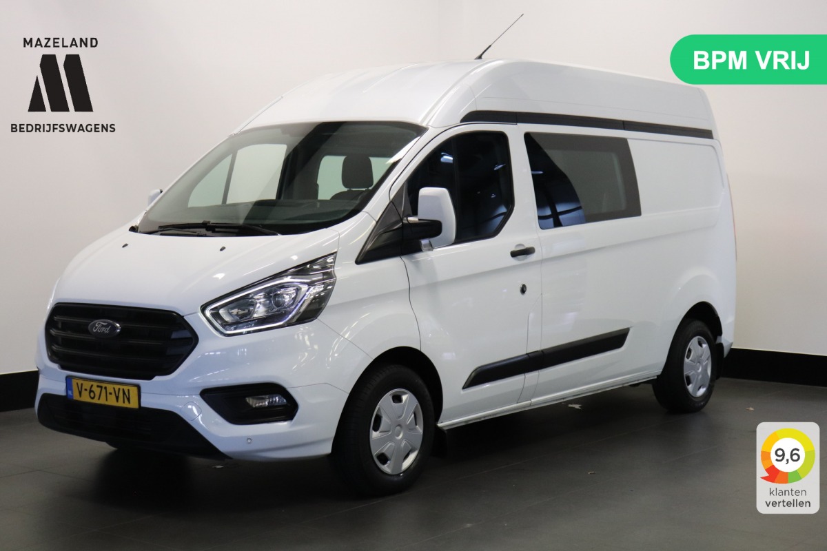 Ford Transit Custom 2.0 TDCI L2H2 Dubbel Cabine EURO 6 - Airco - Cruise - PDC - € 14.900,- Excl. Ford Transit Custom 2.0 TDCI L2H2 Dubbel Cabine EURO 6 - Airco - Cruise - PDC - € 14.900,- Excl.