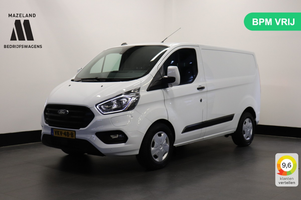 Ford Transit Custom 340 1.0 125PK EcoBoost Hybride Benzine Automaat - Airco - Navi - Cruise - € 21.900,- Excl.
