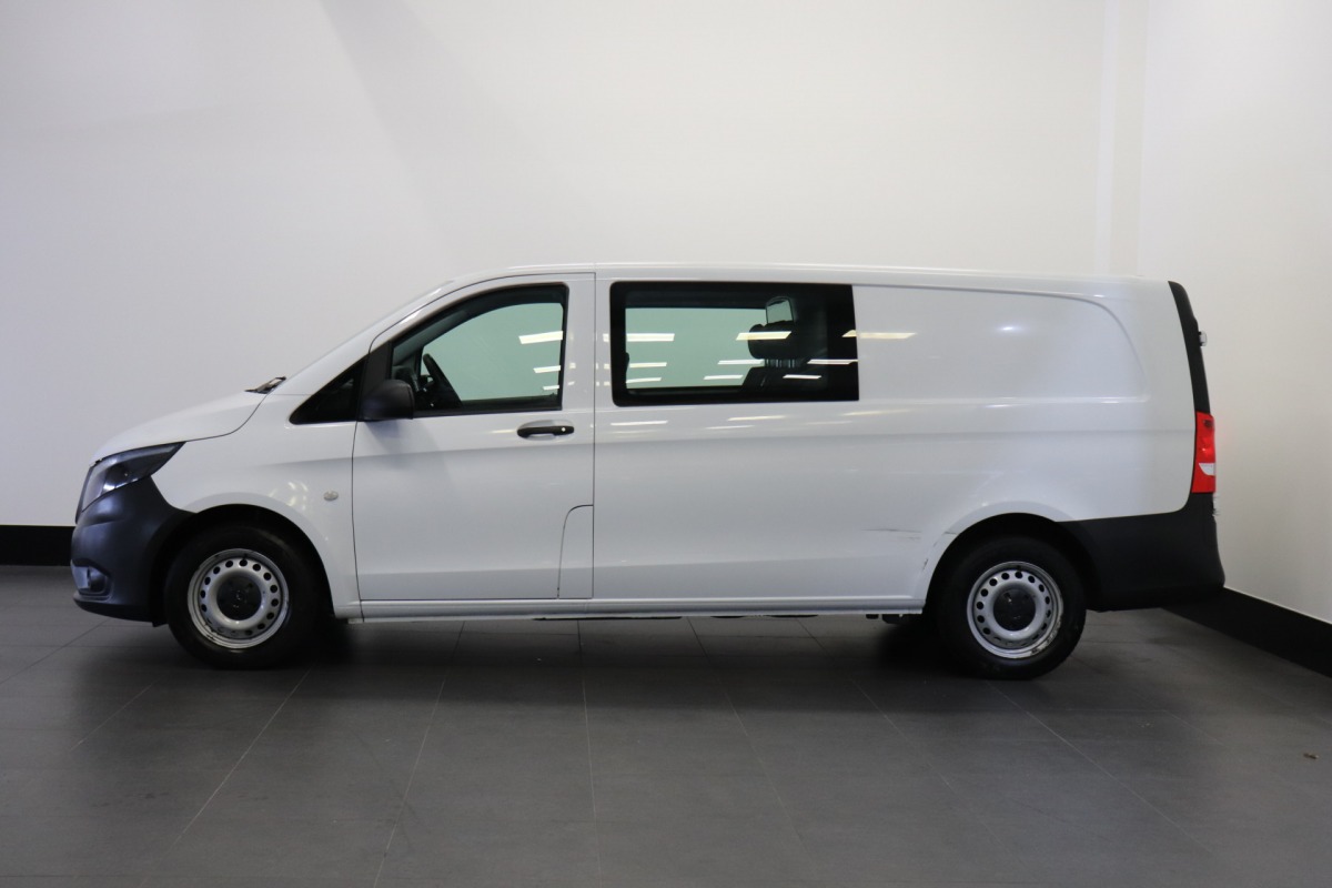 Mercedes-Benz Vito 114 CDI Extra Lang Dubbele Cabine EURO 6 - Airco - Cruise - Trekhaak - €18.950,- Excl.