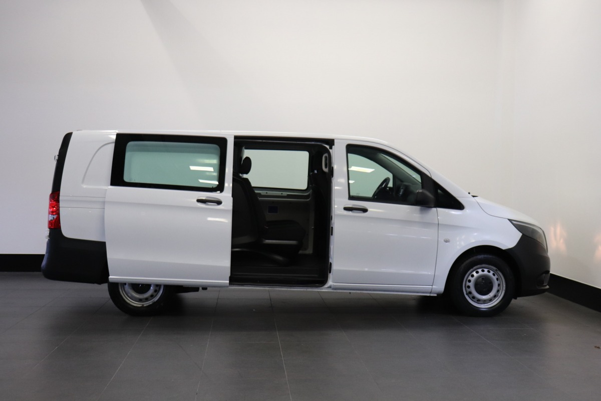 Mercedes-Benz Vito 114 CDI Extra Lang Dubbele Cabine EURO 6 - Airco - Cruise - Trekhaak - €18.950,- Excl.