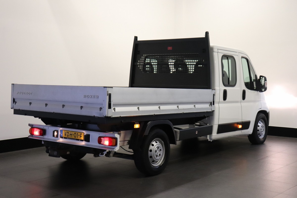 Peugeot Boxer 2.2 BlueHDi L3 Openlaad Dubbel Cabine EURO 6 - Airco - Navi - Cruise - € 15.950,- Excl.