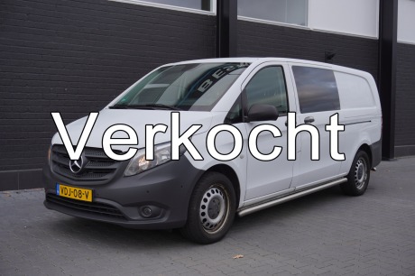 Mercedes-Benz Vito 114 CDI XL Dubbele cabine 2x schuifdeur EURO 6 - Airco - Navi - Cruise - €13.900,- Excl.