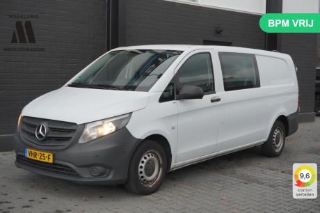 Mercedes-Benz Vito 114 CDI Automaat XL Dubbele Cabine EURO 6 - Airco - Navi - Cruise - €17.950,- Excl.