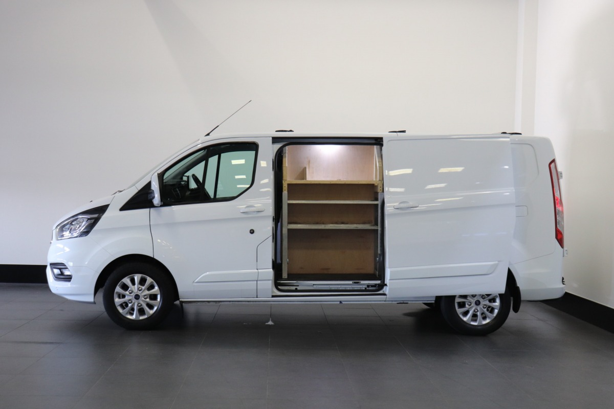 Ford Transit Custom 2.0 TDCI 130PK L2 Limited 2xSchuifdeur - Airco - Navi - Cruise - Camera - €12.900,- Ex. BTW