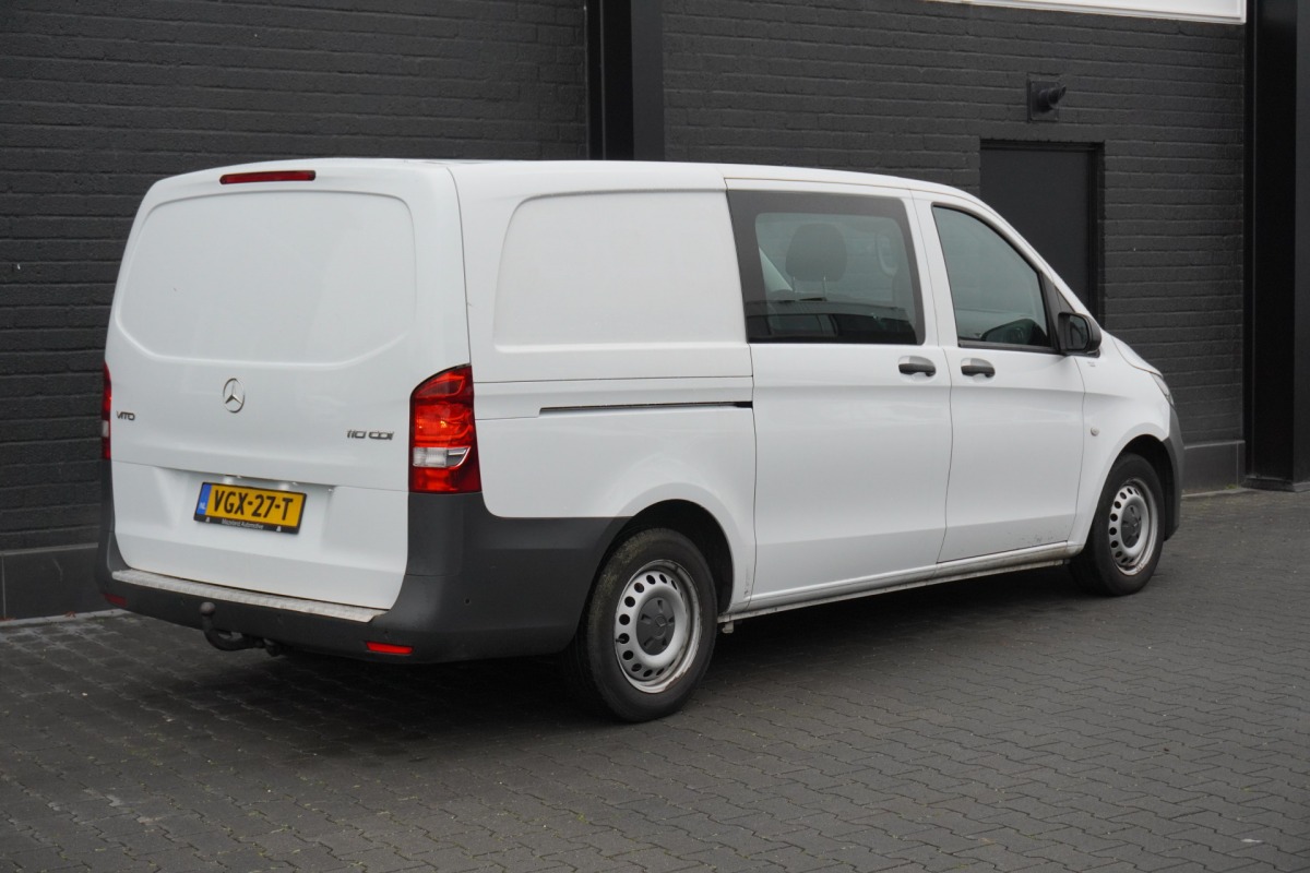 Mercedes-Benz Vito 110 CDI Lang Dubbel cabine EURO 6 - A/C climate - Cruise - Camera - €14.900,- Excl. Mercedes-Benz Vito 110 CDI Lang Dubbel cabine EURO 6 - A/C climate - Cruise - Camera - €14.900,- Excl.