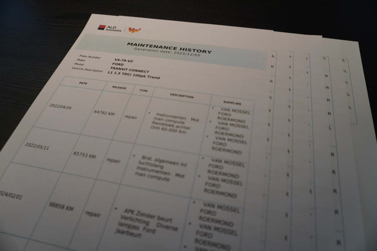 Ford Transit Connect 1.5 EcoBlue 100PK EURO 6 - Airco - Cruise - Trekhaak - €9.900,- Excl.