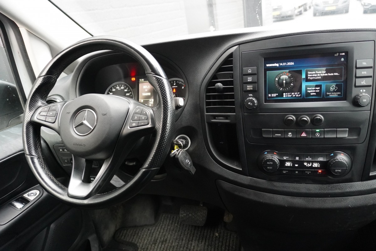 Mercedes-Benz Vito 116 CDI Automaat Lang - EURO 6 - A/C Climate - Cruise - Camera - €17.950,- Excl. Mercedes-Benz Vito 116 CDI Automaat Lang - EURO 6 - A/C Climate - Cruise - Camera - €17.950,- Excl.