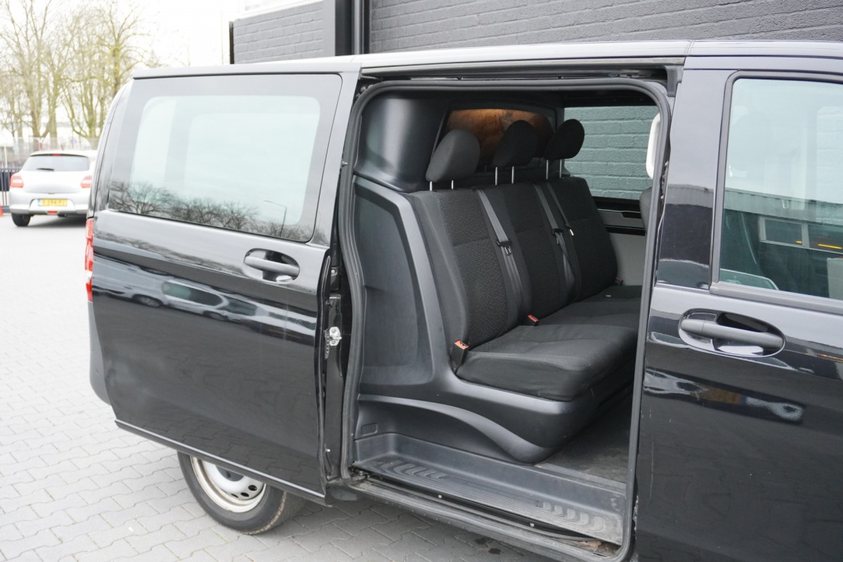 Mercedes-Benz Vito 110 CDI Lang Dubbele cabine EURO 6 - A/C Climate - Cruise - PDC - € 19.950,- Excl.
