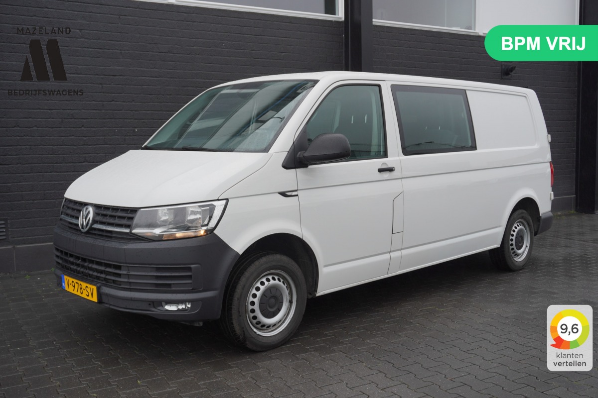 Volkswagen Transporter 2.0 TDI L2 Dubbele cabine EURO 6 - Airco - Cruise - PDC - €15.950,- Excl.