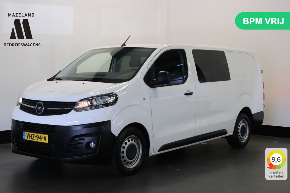 Opel Vivaro 2.0 CDTI L3 Automaat Dubbele Cabine EURO 6 - Airco - Cruise - Camera - € 18.950,- Excl.
