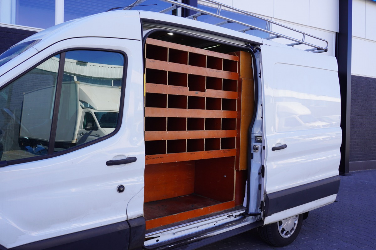 Ford Transit 2.0 TDCI 130PK Automaat 2x Schuifdeur L2H2 EURO 6 - Airco - Cruise - Camera - €16.950,- Excl.