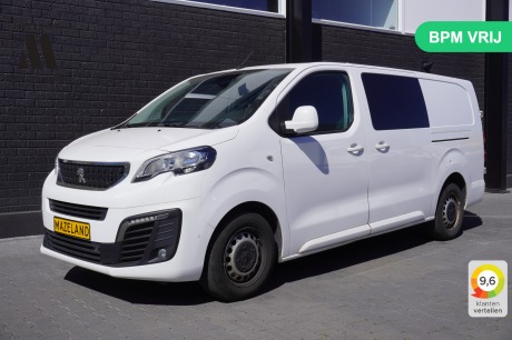 Peugeot Expert 2.0 BlueHDI 122PK L3 Dubbele Cabine EURO 6 - Airco - Cruise - Camera -  € 15.900,- Excl.