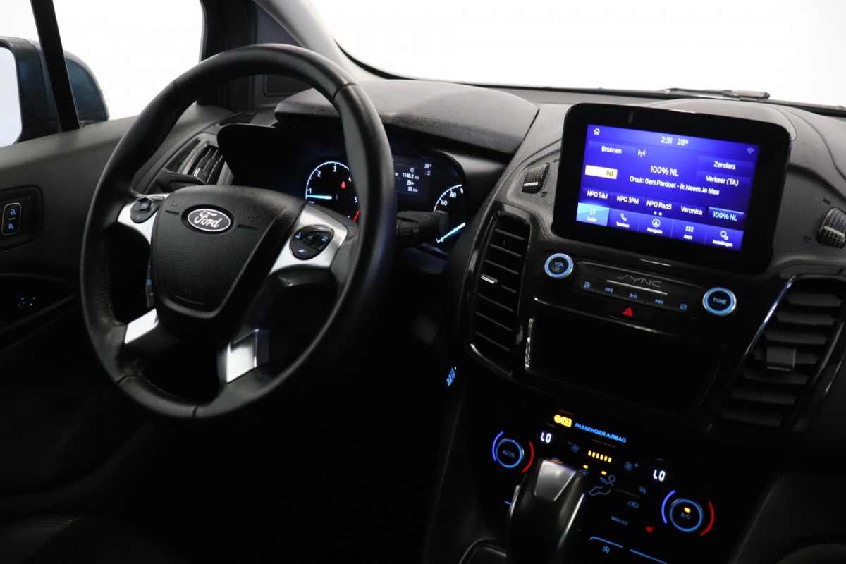 Ford Transit Connect 1.5 EcoBlue L2 120PK Automaat Limited EURO 6 - A/C Climate - Cruise - Camera - € 14.900,- Excl.