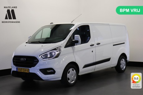 Ford Transit Custom 2.0 TDCI Automaat 2x Schuifdeur L2 EURO 6 - Airco - ACC - Trekhaak - € 16.900,- Excl.