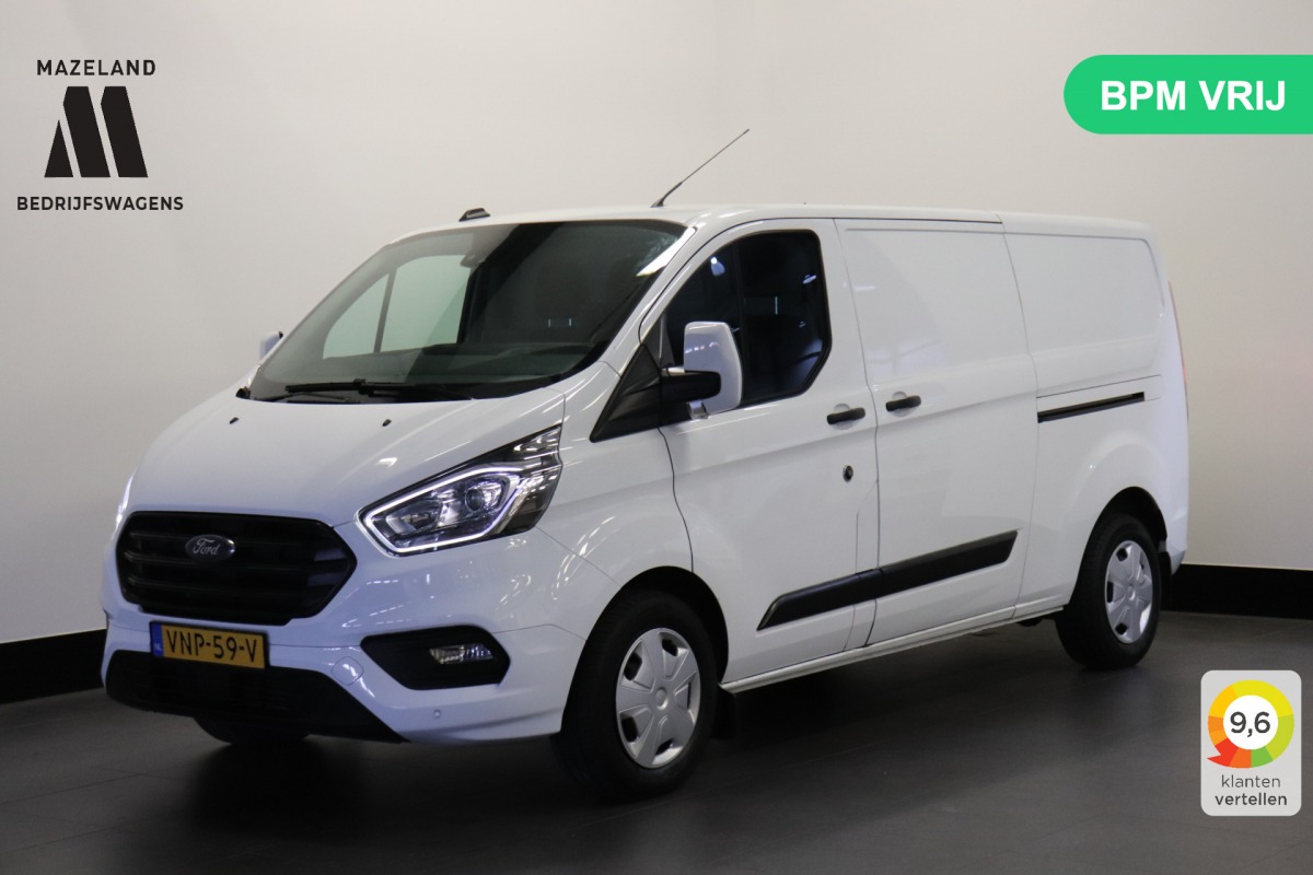 Ford Transit Custom 2.0 TDCI Automaat 2x Schuifdeur L2 EURO 6 - Airco - ACC - Trekhaak - € 16.900,- Excl.