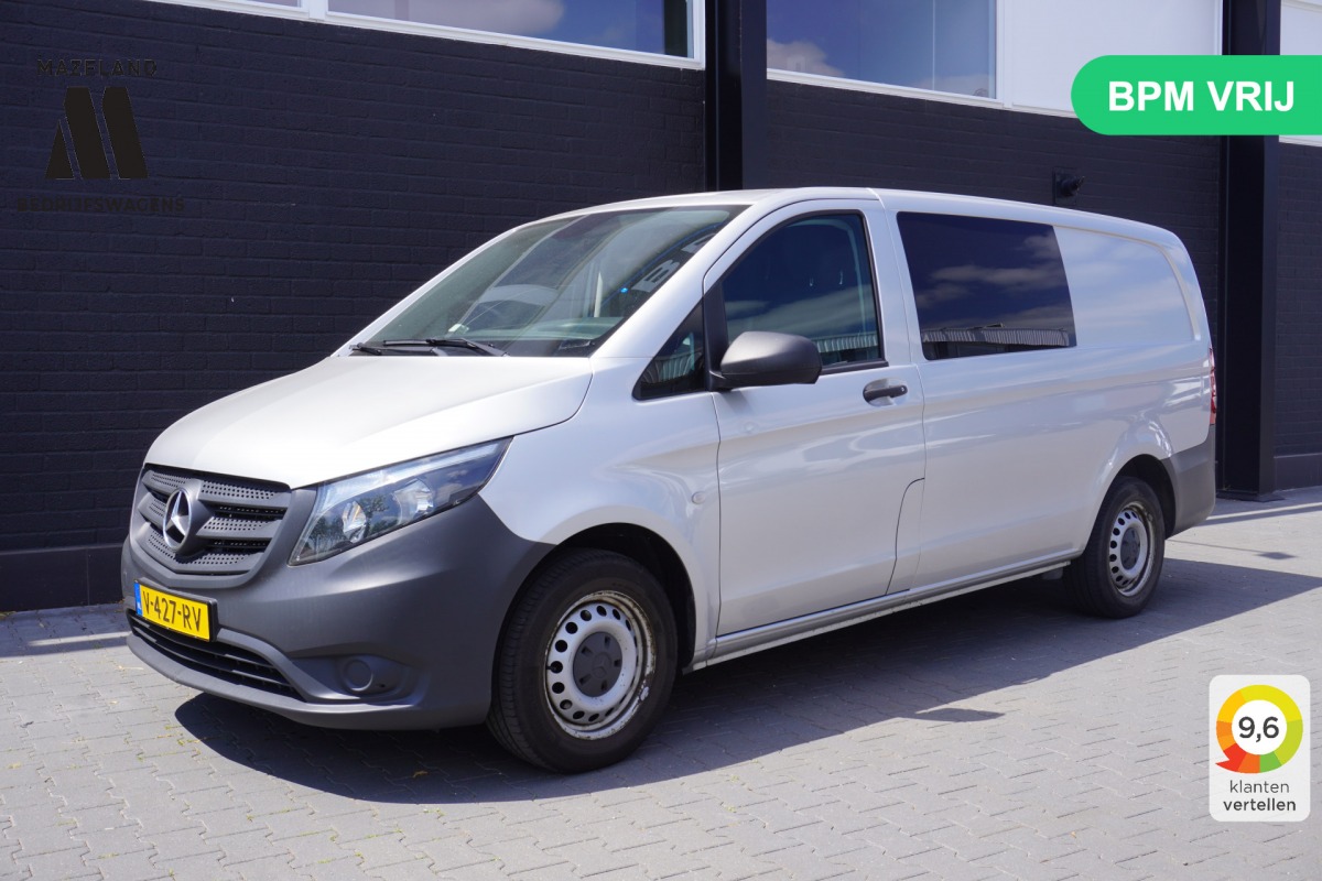 Mercedes-Benz Vito 116 CDI Lang Dubbel cabine Automaat EURO 6 - Airco - Cruise - €16.900,- Excl. Mercedes-Benz Vito 116 CDI Lang Dubbel cabine Automaat EURO 6 - Airco - Cruise - €16.900,- Excl.