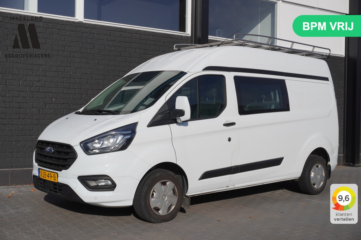 Ford Transit Custom 2.0 TDCI Dubbel Cabine L2H2 EURO 6 - Airco - Cruise - PDC - €19.900,- Excl. Ford Transit Custom 2.0 TDCI Dubbel Cabine L2H2 EURO 6 - Airco - Cruise - PDC - €19.900,- Excl.