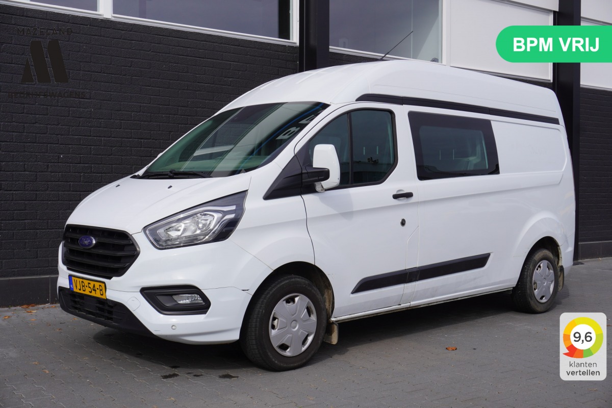 Ford Transit Custom 2.0 TDCI L2H2 Dubbele Cabine EURO 6 - Airco - Cruise - PDC - €18.900,- Excl. Ford Transit Custom 2.0 TDCI L2H2 Dubbele Cabine EURO 6 - Airco - Cruise - PDC - €18.900,- Excl.