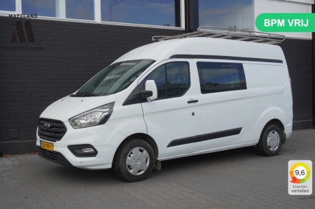 Ford Transit Custom 2.0 TDCI Dubbel Cabine L2H2 EURO 6 - Airco - Cruise - PDC - €17.900,- Excl.
