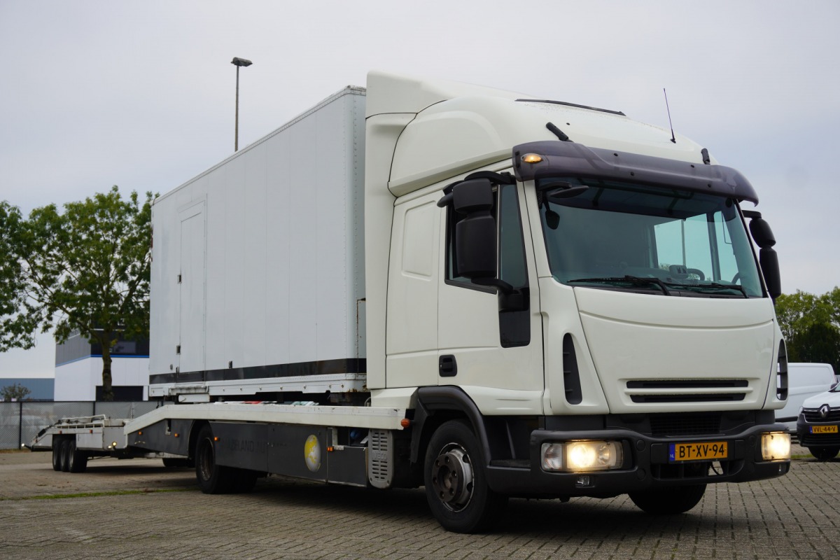 Iveco ML75E18/P AUTOTRANSPORT INCL WITTEVEEN AANHANGER 3500KG Airco | slaapcabine | 3-lader | Wisselbak | €21.950,- excl. Iveco ML75E18/P AUTOTRANSPORT INCL WITTEVEEN AANHANGER 3500KG Airco | slaapcabine | 3-lader | Wisselbak | €21.950,- excl.