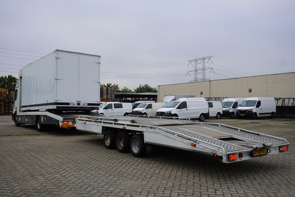 Iveco ML75E18/P AUTOTRANSPORT INCL WITTEVEEN AANHANGER 3500KG Airco | slaapcabine | 3-lader | Wisselbak | €21.950,- excl. Iveco ML75E18/P AUTOTRANSPORT INCL WITTEVEEN AANHANGER 3500KG Airco | slaapcabine | 3-lader | Wisselbak | €21.950,- excl.